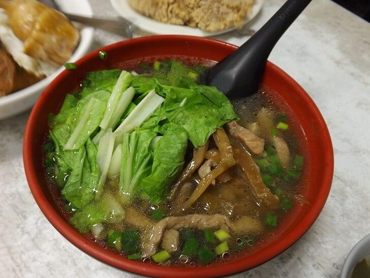 榨菜肉絲麵英文