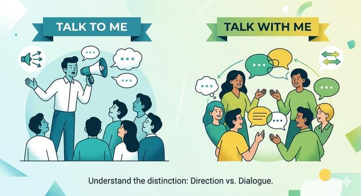 Talk to me 與 Talk with me 有一樣嗎？