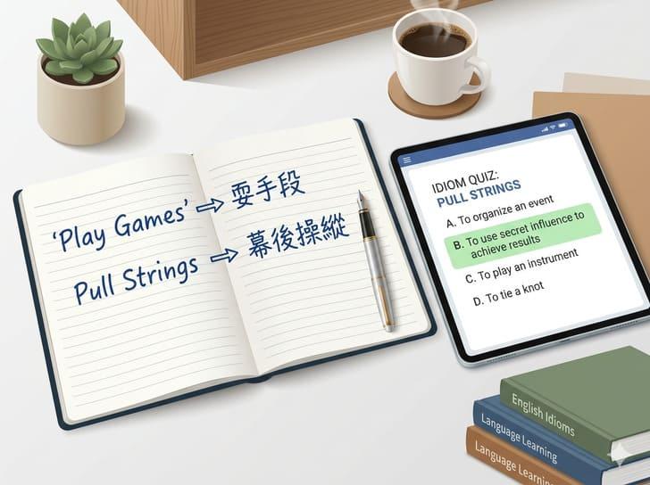 play games、manipulate、pull strings 的差別