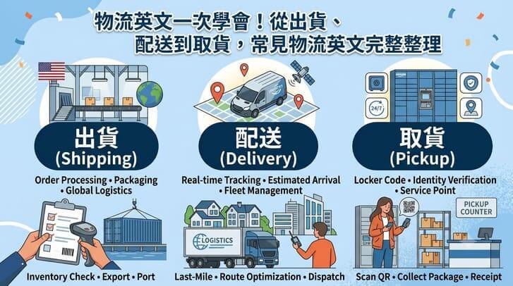 物流英文一次學會！