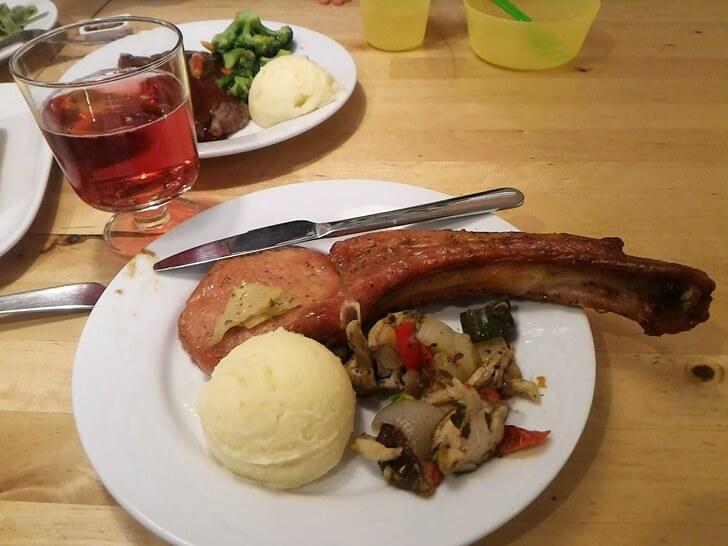 晚餐,戰斧豬排,餐點,美食英文