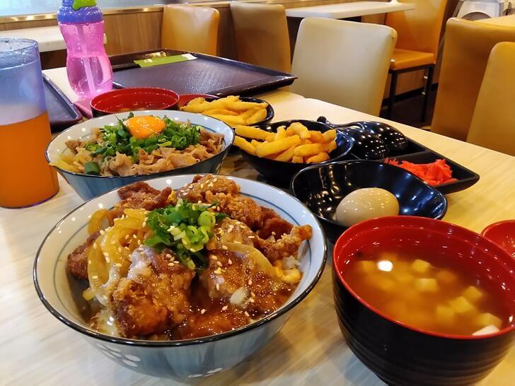 牛丼飯,晚餐,午餐英文